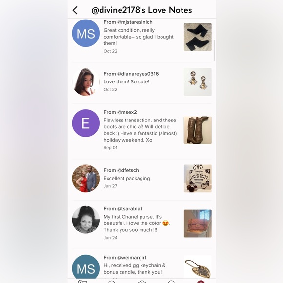 🎉🖤Trusted seller love notes!!!😎✨ - Picture 2 of 5